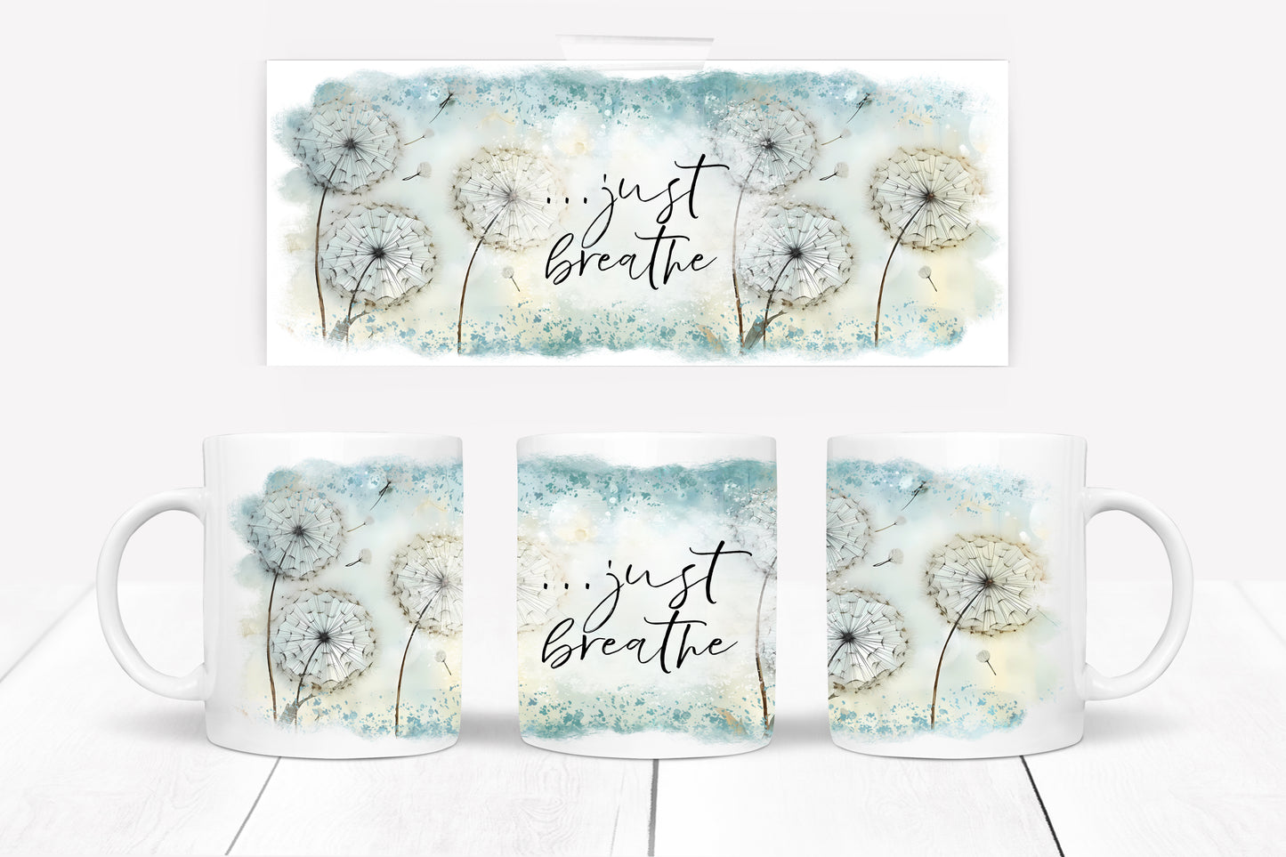 Just Breathe Mindfulness Mug