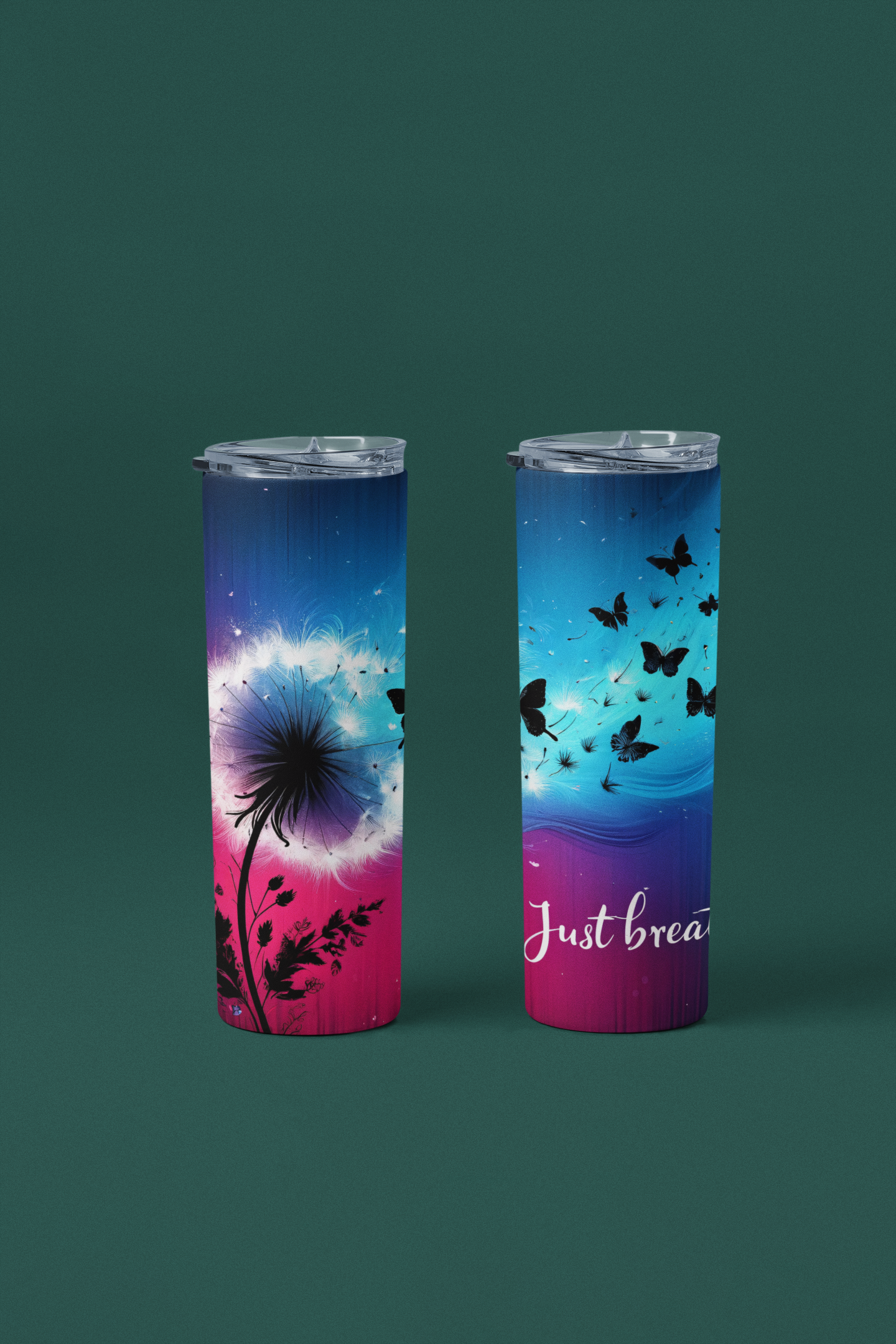 Just Breathe Mindfulness Tumbler