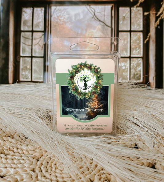 Luxury Christmas Wax Melt Evergreen Christmas