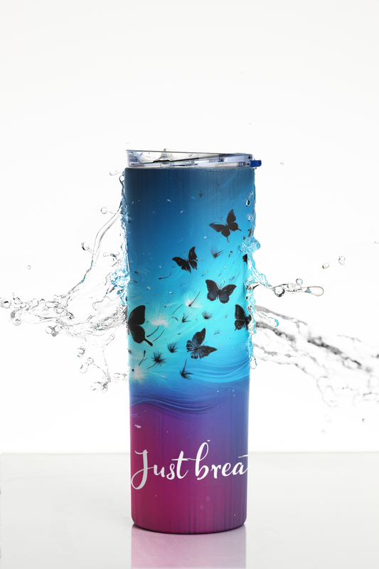Just Breathe Mindfulness Tumbler