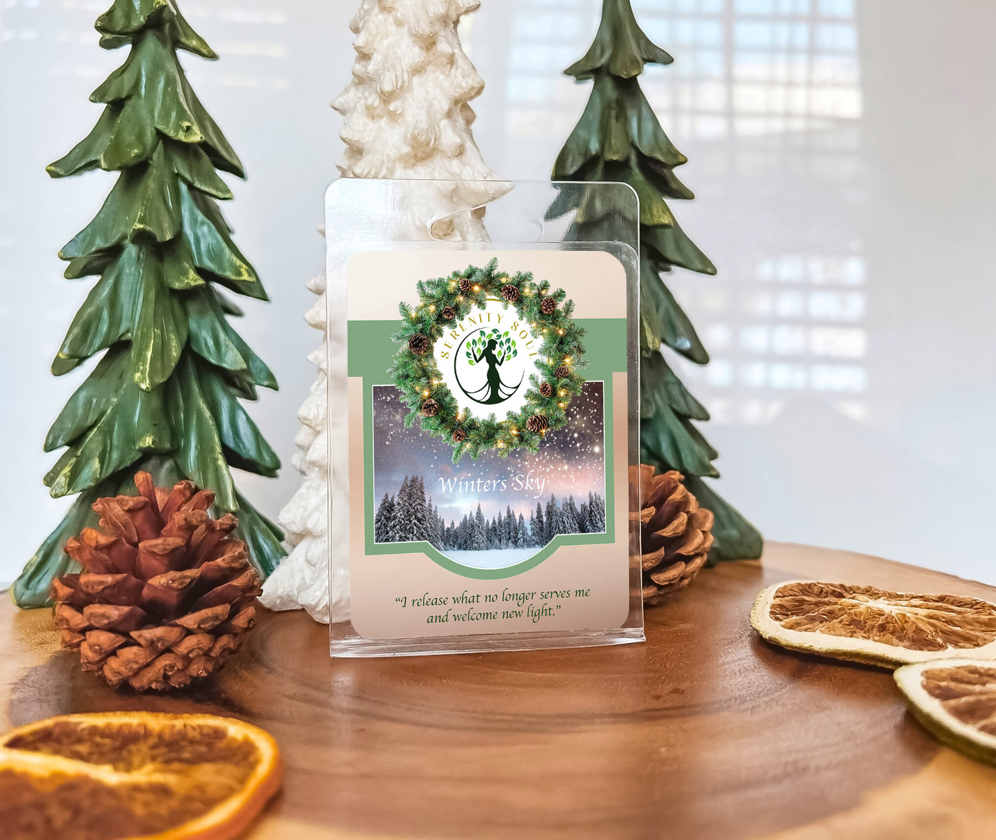 Luxury Christmas Wax Melt Winter Sky